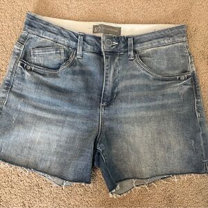 Wit & Wisdom Classic Blue Denim Shorts Ab Solution